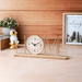 Wooden Metal Letter Clock - Home (Gold) - eazy wagon