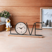 Wooden Metal Letter Clock - Love (Black) - eazy wagon