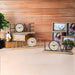 Wooden Metal Letter Clock - Love (Gold) - eazy wagon
