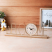 Wooden Metal Letter Clock - Welcome (Gold) - eazy wagon
