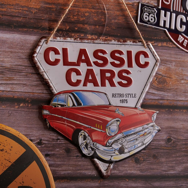 3D Metal Plates - Classic Cars