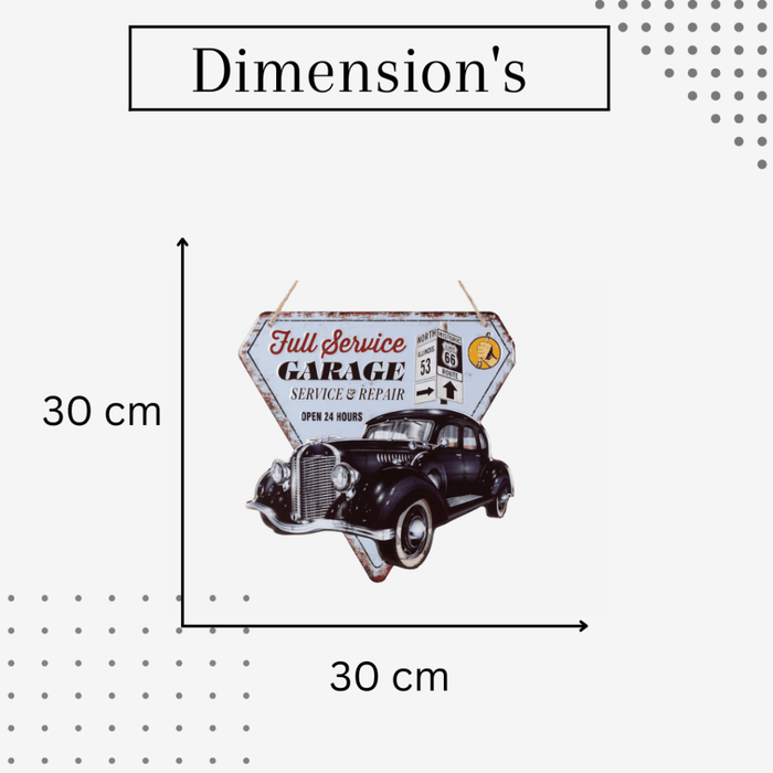 3D Metal Plates - Full Service Garage