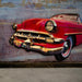 Retro Wall Frame - Red Chevy Bel Air 1957 - eazy wagon