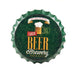 Bottle Caps wall sign - Beer Brewery (14"x14") - eazy wagon