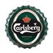 Bottle Caps wall sign - Carlsberg 1847 (14"x14") - eazy wagon