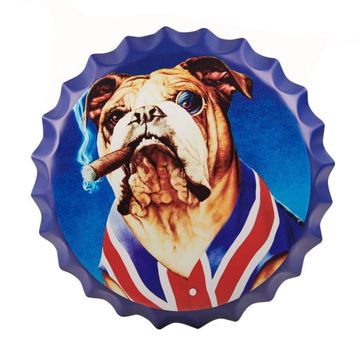Bottle Caps wall sign -  Doggo (14"x14") - eazy wagon