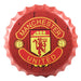 Bottle Caps wall sign - Manchester United (14"x14") - eazy wagon