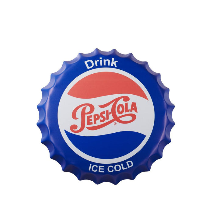 Bottle Caps wall decor sign - Pepsi Cola (14"x14")