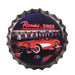 Bottle Caps wall sign - Rosie's Diner (14"x14") - eazy wagon
