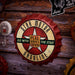 Bottle Caps wall sign - Star Motor Service station  (14"x14") - eazy wagon