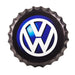 Bottle Caps wall sign - Volkswagen (14"x14") - eazy wagon