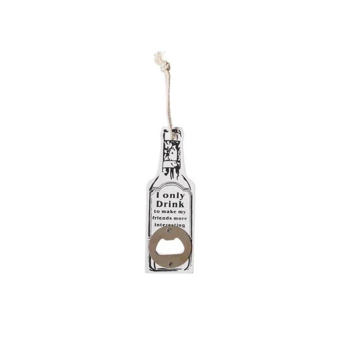 Bottle Opener - Drink To Make Friends Interesting (4 colors)
