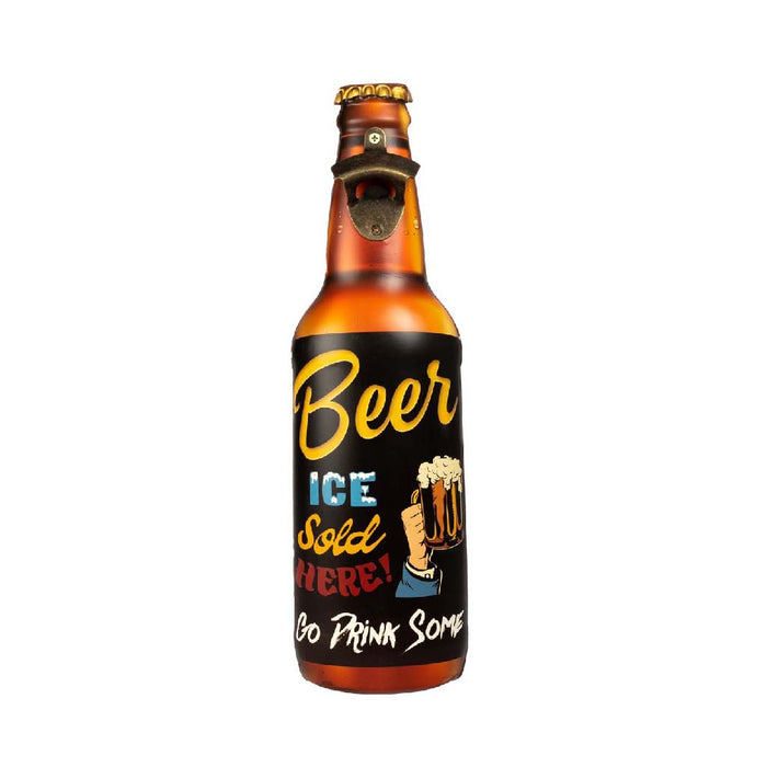 Bottle Opener Metal - Beer ice sold Here