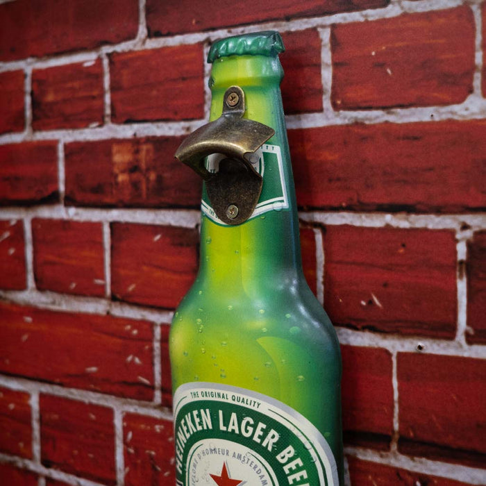 Bottle Opener Metal - Heine beer