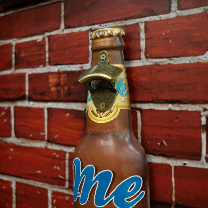Bottle Opener Metal - Me Myself And Beer