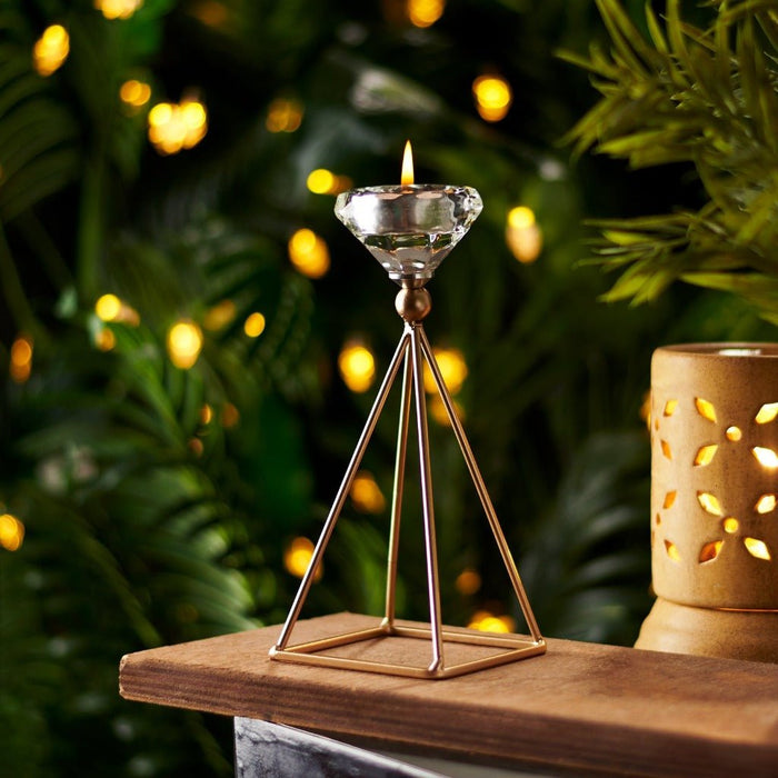 Candle Holder - Pyramid - eazy wagon