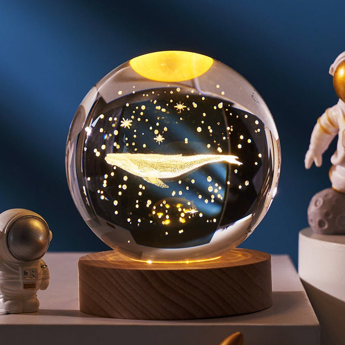 Crystal Ball Night LED Lamp USB