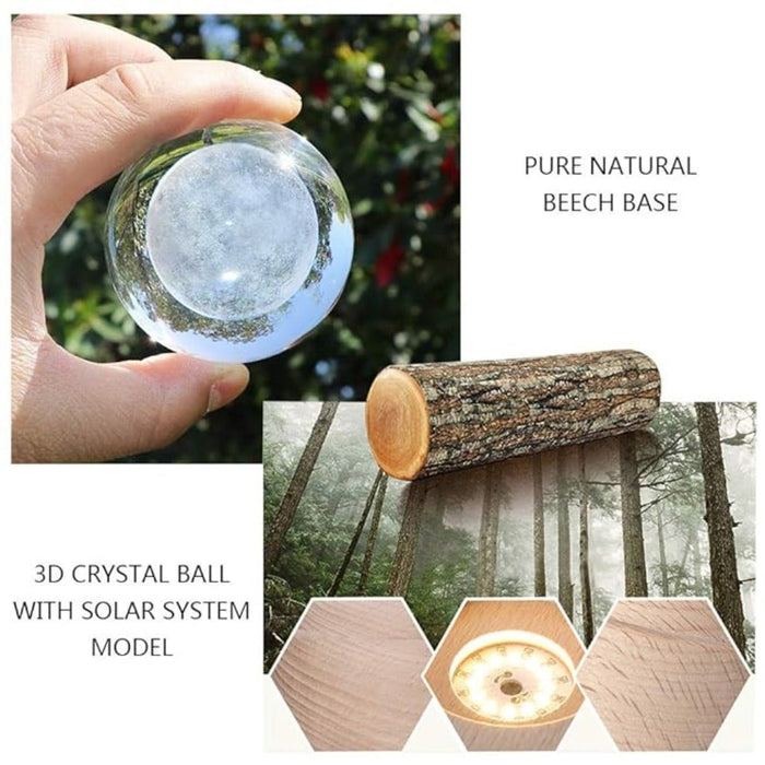Crystal Ball Night LED Lamp USB