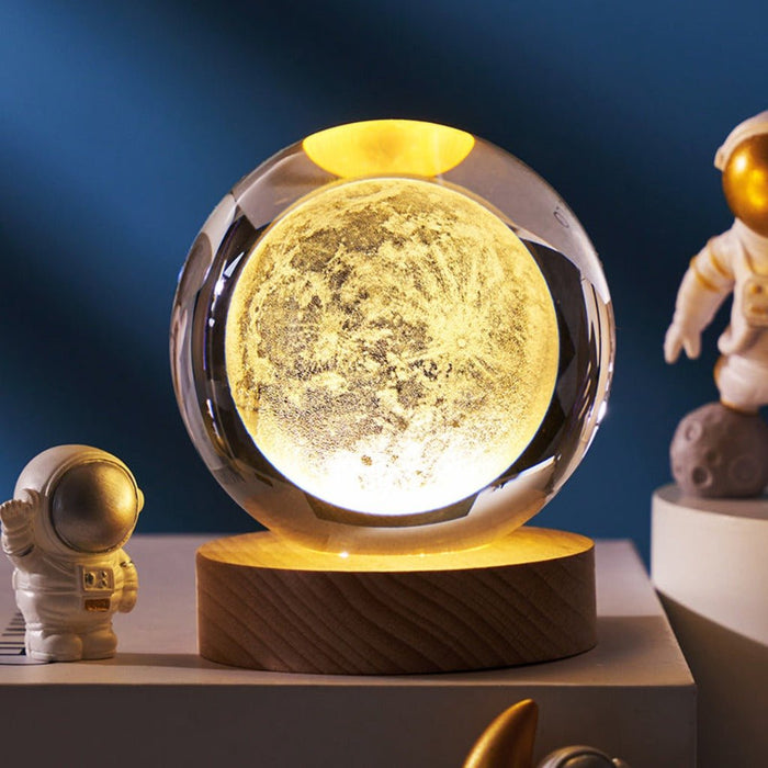 Crystal Ball Night LED Lamp USB