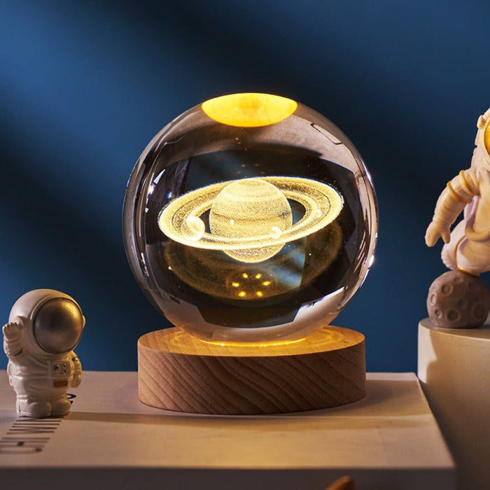 Crystal Ball Night LED Lamp USB