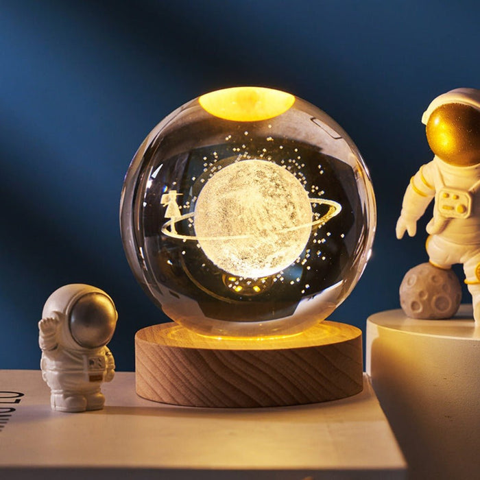Crystal Ball Night LED Lamp USB