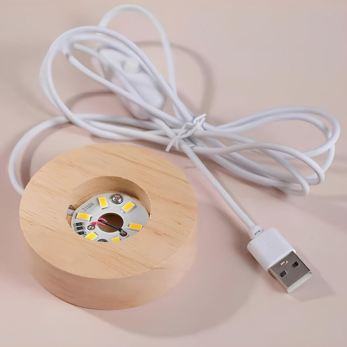 Crystal Ball Night LED Lamp USB