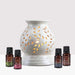 Ekam - ELECTRIC OIL WARMER WITH 4 PACK FRAGRANCE OIL (gryrnd) - eazy wagon