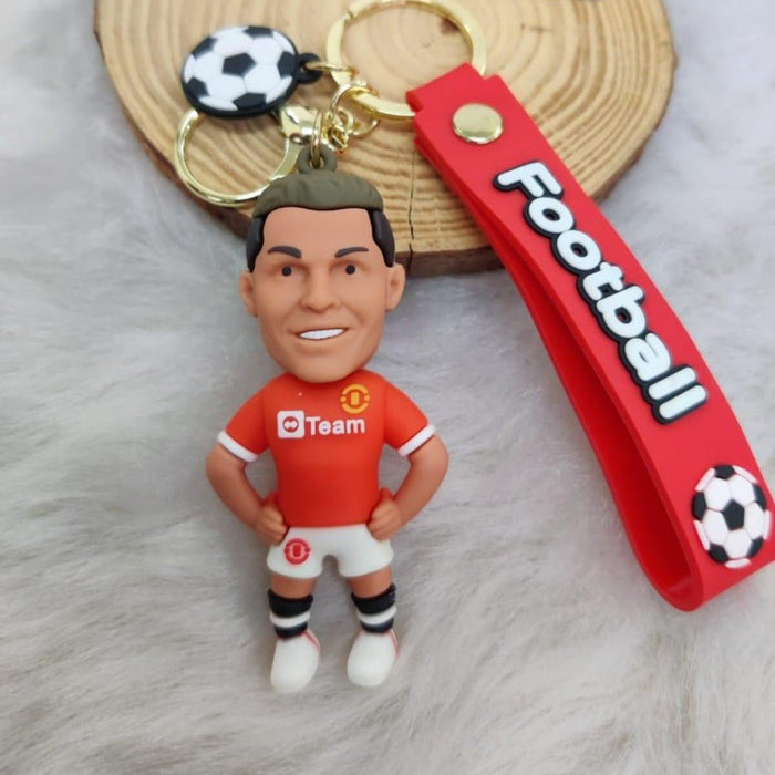 Fancy Silicon Keychains - Football Player Cristiano Ronaldo