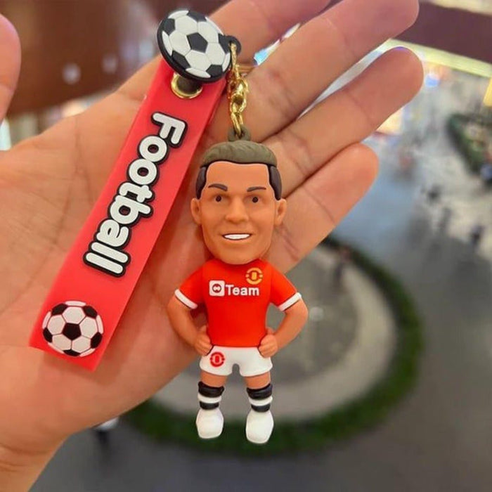 Fancy Silicon Keychains - Football Player Cristiano Ronaldo