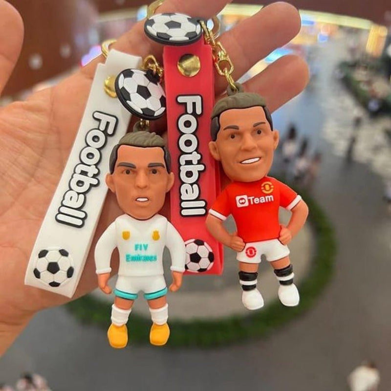 Fancy Silicon Keychains - Football Player Cristiano Ronaldo