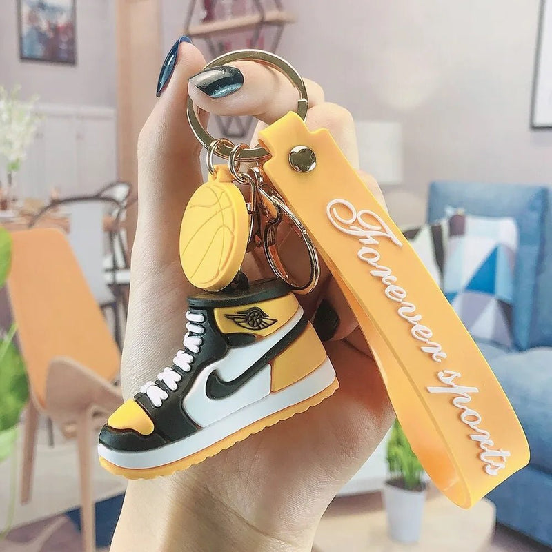 Fancy Silicon Keychains - Nike Sneakers
