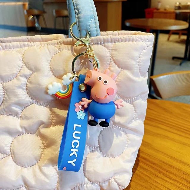 Fancy Silicon Keychains - Peppa Pig