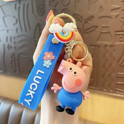 Fancy Silicon Keychains - Peppa Pig