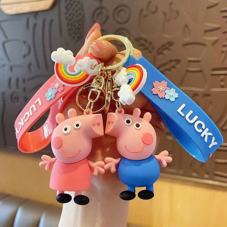 Fancy Silicon Keychains - Peppa Pig