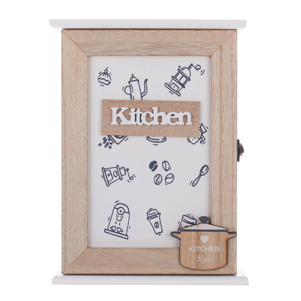 Key Box Wall Hanging - Kitchen (5 Hooks)
