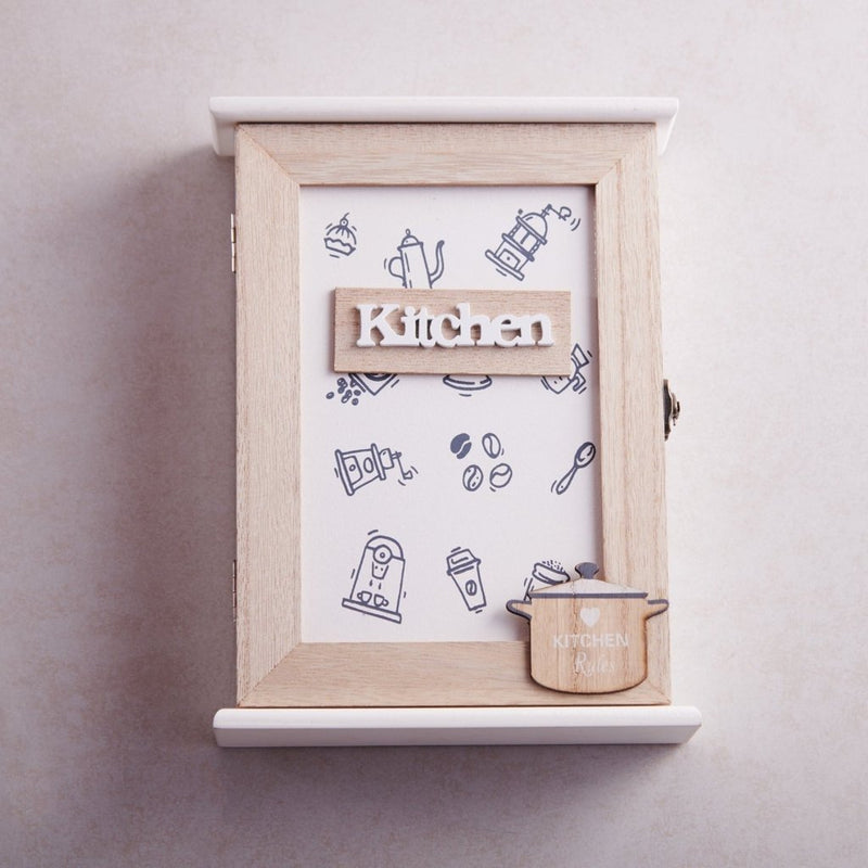 Key Box Wall Hanging - Kitchen (5 Hooks)