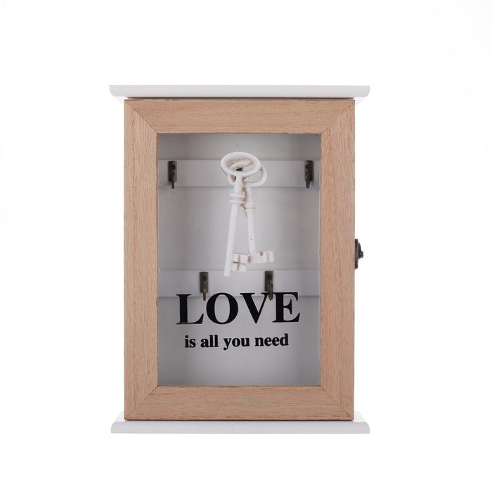 Key Box Wall Hanging - Love Is All You Need (5 Hooks)