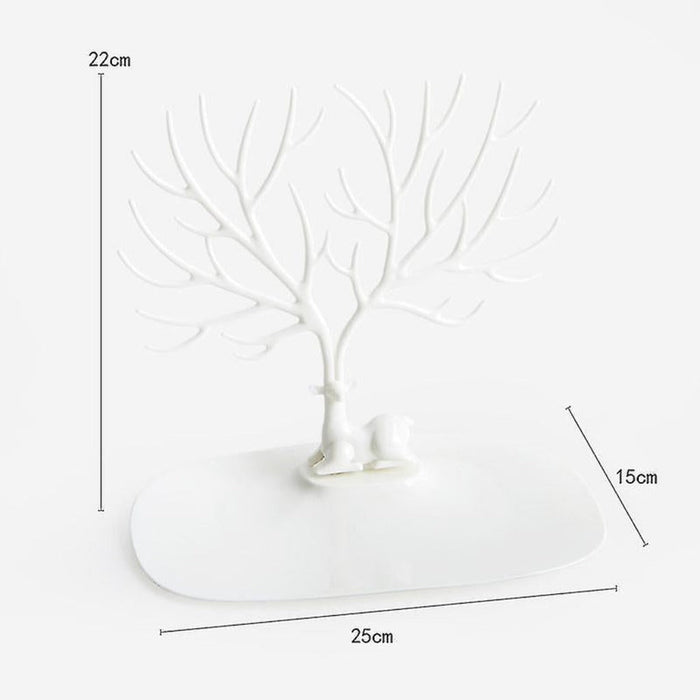 Key holder, Necklace Holder, Bracelet Stand Jewelry Organizer Jewelry Tree Decorative Tray