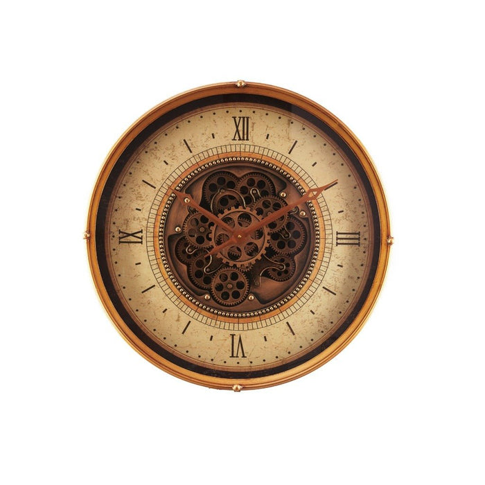 Mechanical clock - Gold & Cream (Y678-24")