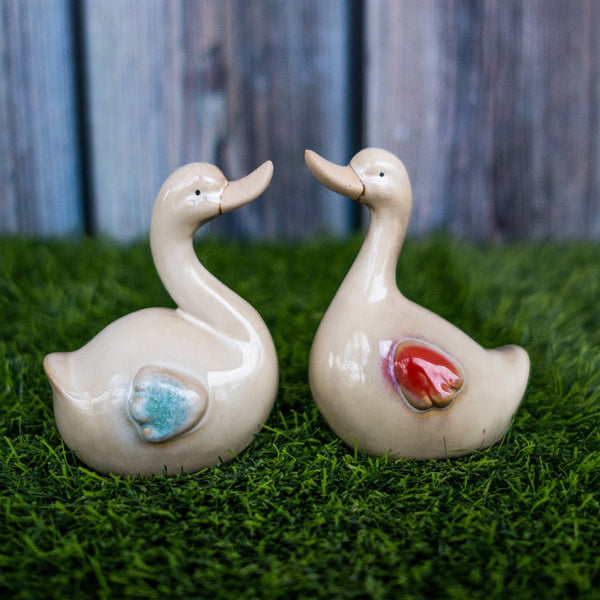 Miniature Figurine - Duck Couple - eazy wagon