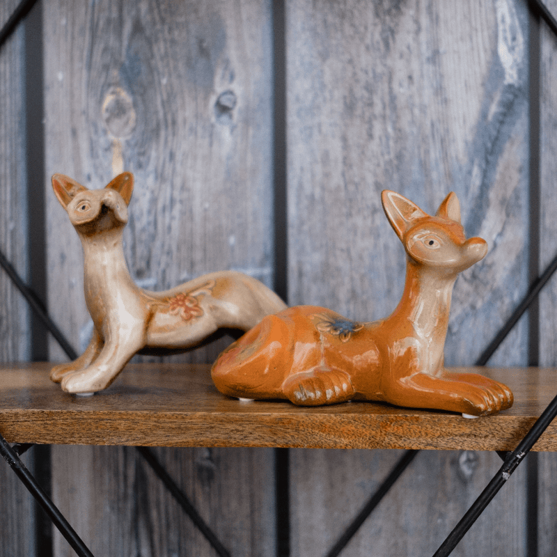 Miniature Figurine - Fox Couple - eazy wagon