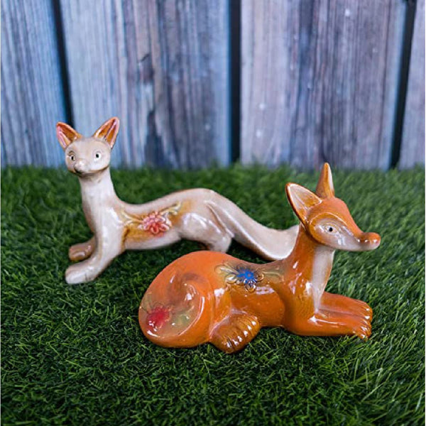 Miniature Figurine - Fox Couple - eazy wagon
