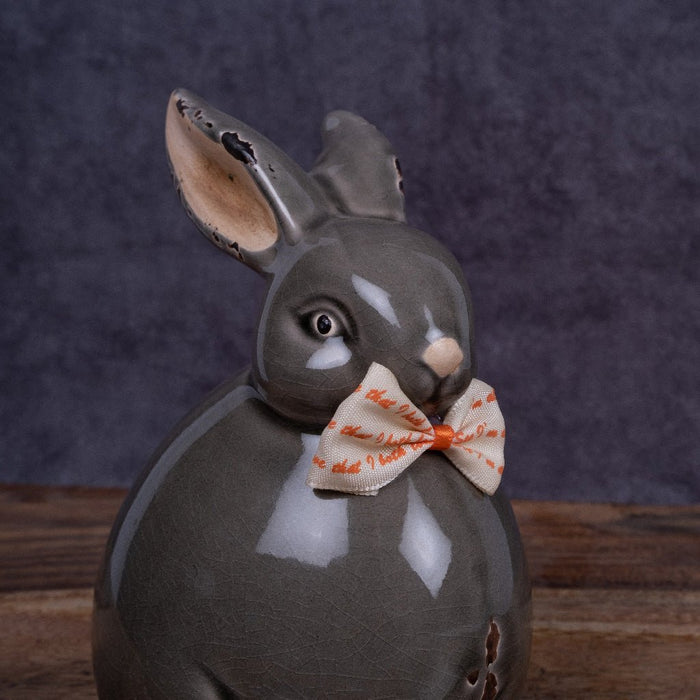 Miniature Figurine - Grey Rabbit - eazy wagon