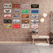Number Plates wall sign - Dream the impossible - eazy wagon