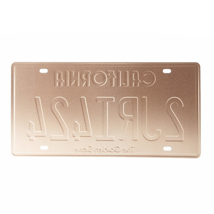Number Plates wall sign - California 2JRI424