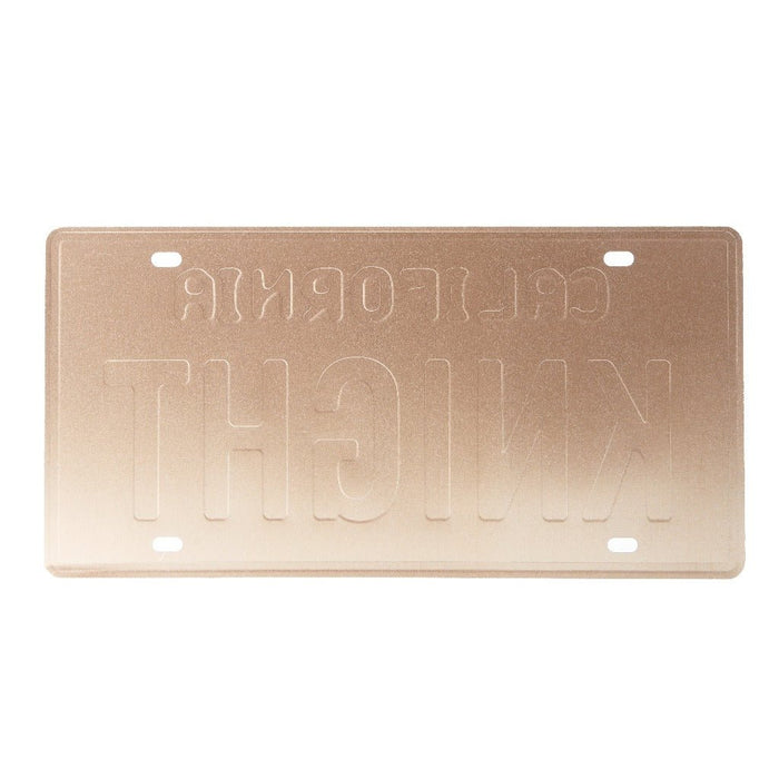 Number Plates wall sign - California Knight