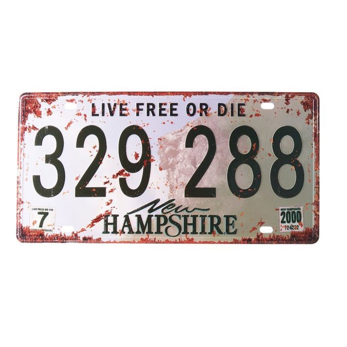 Number Plates wall sign - Hampshire 329 288