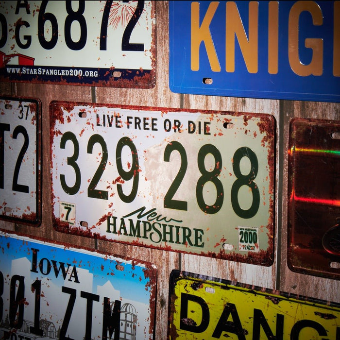 Number Plates wall sign - Hampshire 329 288