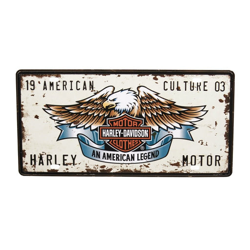 Number Plates wall sign - Harley Motor - eazy wagon