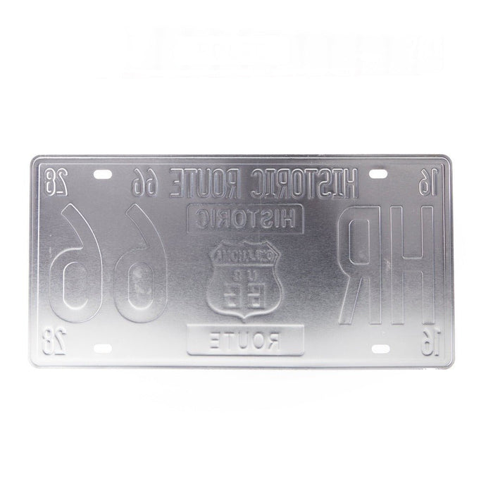 Number Plates wall sign - Historic Route 66